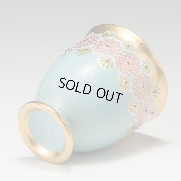 画像6: 富田美樹子　色絵花文様フリーカップ　１