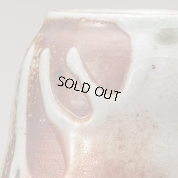 画像9: 打掛紅志野花入