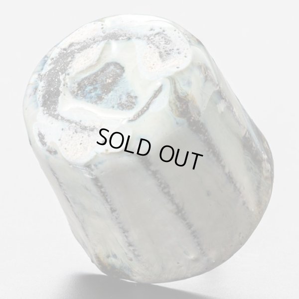 画像8: 灰釉鉄彩ぐい呑　12