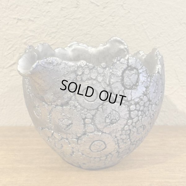 画像2: テクスチャ　片口　輪っか　プラチナ彩