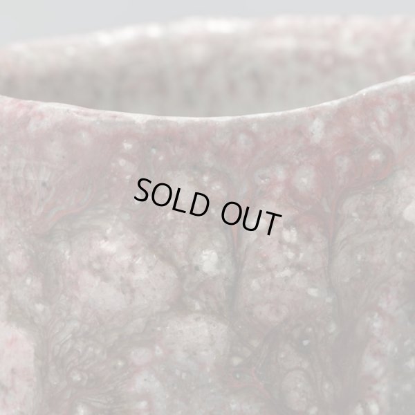 画像11: 清水万佐年　赤蛇ぐい呑　１