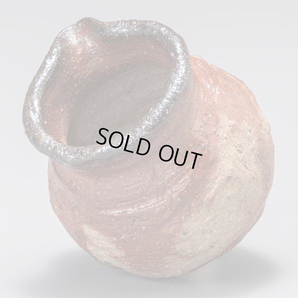 画像6: 備前火襷片口小壺　10