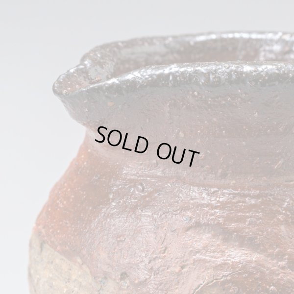 画像10: 備前火襷片口小壺　10