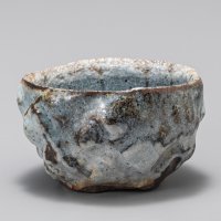 灰石釉刳貫ぐい呑　13
