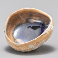 梅花皮沓型ぐい呑　７