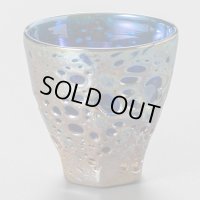 Extra Meteor　ぐい呑　ブルー六角