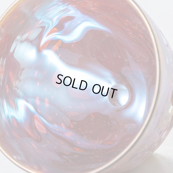 画像12: Extra Meteor　ぐい呑　オレンジ六角