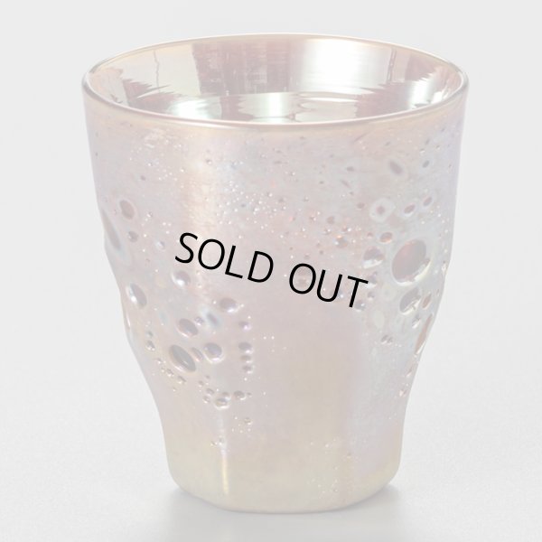 画像2: Extra Meteor　ぐい呑　オレンジ六角