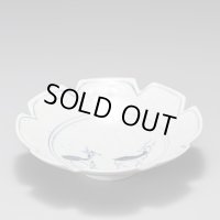 染付双鹿図向付